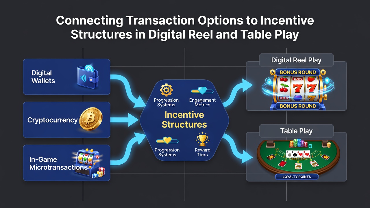 Diagram depicting how deposit speed and payment type influence bonus tiers for both slot machines and live dealer table games