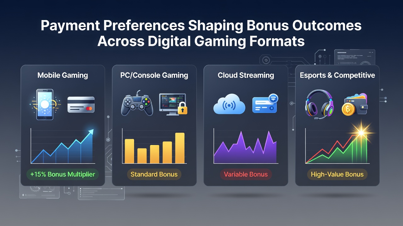 Comparison of bonus structures across mobile slots, live tables, and jackpot features tied to payment methods